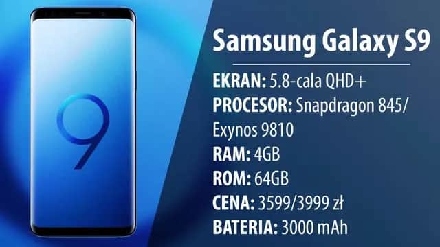 Wyświetlacz w Samsungu Galaxy S9 Plus - porównanie z innymi modelami