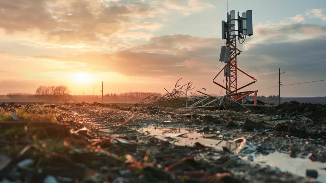 Rolnicy zniszczyli antenę. Nowe przypadki odejścia z 5G.