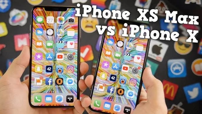 Ekran w Apple iPhone X - porównanie z innymi modelami